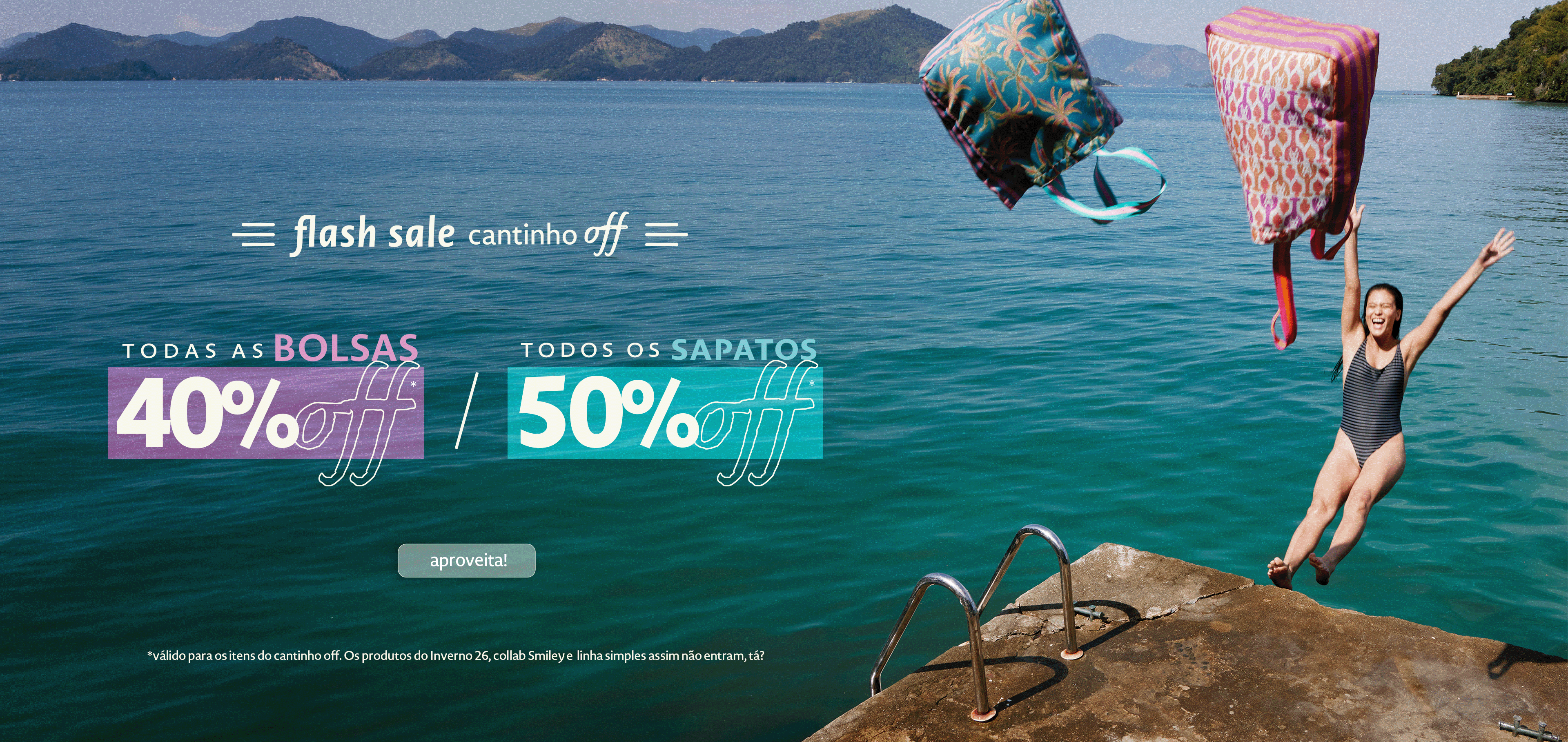 Flash sale cantinho off